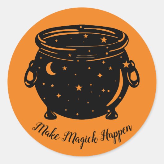Magick Happen Sticker (Vorderseite)