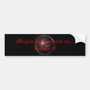 Magick ist ganz um Aufkleber Autoaufkleber