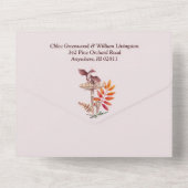 Magick Mushrooms and Dragons Einladung zur Hochzei (Rückseite)