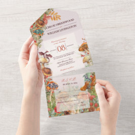 Magick Mushrooms and Dragons Einladung zur Hochzei