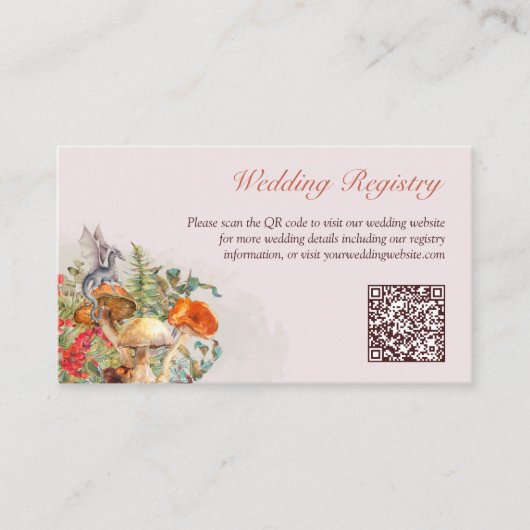 Magick Mushrooms and Dragons Enclosure Card Begleitkarte (Vorderseite)