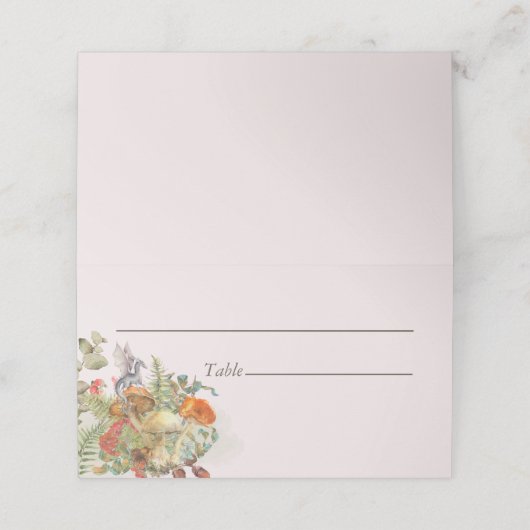 Magick Mushrooms und Dragons Platzkarten (Außenseite Aufgefaltet)