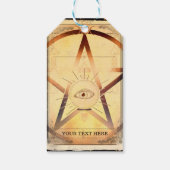 Magick Mystical Ansammlung Fortune Teller Eye Part Geschenkanhänger (Rückseite)