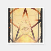 Magick Mystical Ansammlung Fortune Teller Eye Part Serviette (Vorderseite)