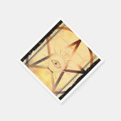 Magick Mystical Ansammlung Fortune Teller Eye Part Serviette (Ecke)