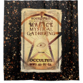 Magick Mystical Ansammlung Magic Fortune Teller Ey Duschvorhang (Vorderseite)