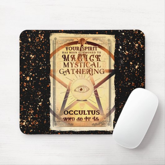 Magick Mystical Ansammlung Magic Fortune Teller Ey Mousepad (Mit Mouse)