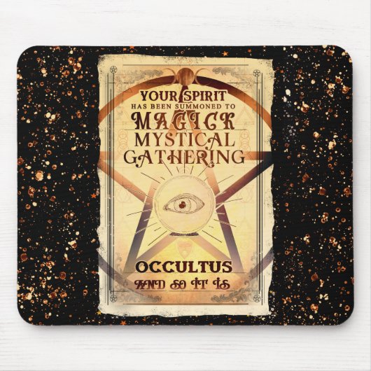 Magick Mystical Ansammlung Magic Fortune Teller Ey Mousepad (Vorne)