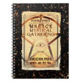 Magick Mystical Ansammlung Magic Fortune Teller Ey Notizblock (Vorderseite)