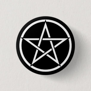 Magick Pentagram Pentacle - Button