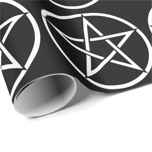 Magick Pentagram Pentacle - Geschenkpapier (Rolleneckpunkt)