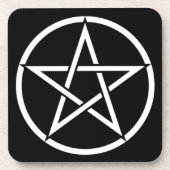 Magick Pentagram Pentacle - Getränkeuntersetzer (Vorderseite)