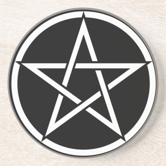 Magick Pentagram Pentacle - Getränkeuntersetzer (Vorne)