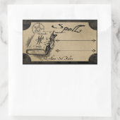 MAGICK POSITION ETIKETT RECHTECKIGER AUFKLEBER (Tasche)