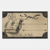 MAGICK POSITION ETIKETT RECHTECKIGER AUFKLEBER (Vorderseite)