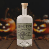 Magick Potion Alkoholflaschenetikett