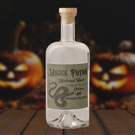 Magick Potion Alkoholflaschenetikett