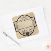 MAGICK SPELL ETIKETT QUADRATISCHER AUFKLEBER (Umschlag)