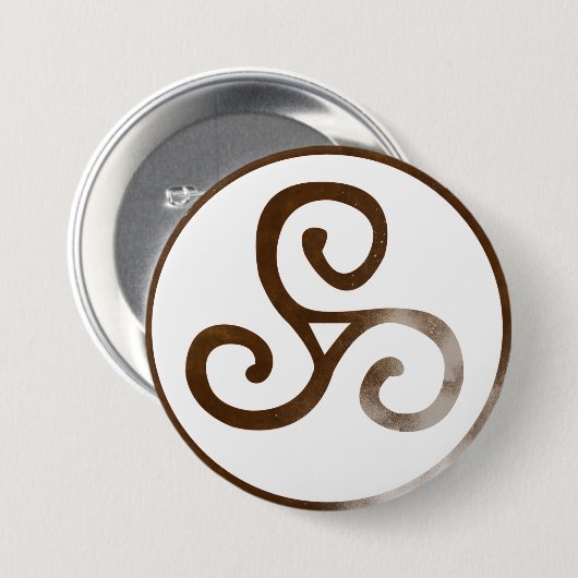 Magick - Triskele Button (Vorne & Hinten)