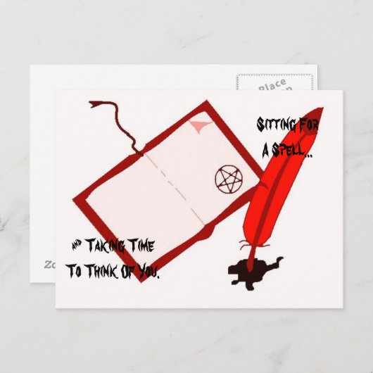 Magickal Memo Postkarte (Vorne/Hinten)