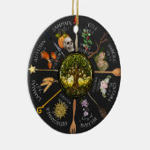 Magickalrad des Jahres Keramik Ornament (Rechts)