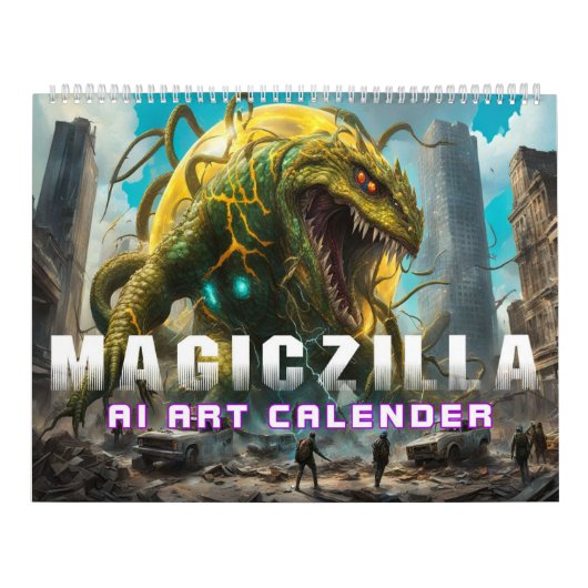 Magiczilla AI Kunst Kalender (Titelbild)