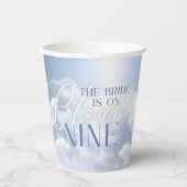 Magie auf Cloud Nine 9 Pampas Brautparty Pappbecher (Vorderseite)