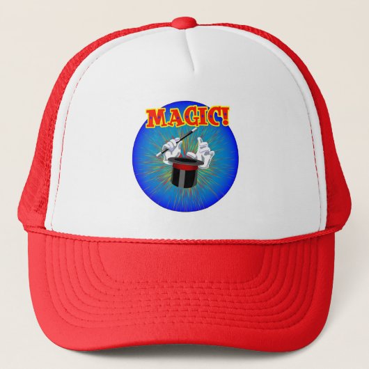 Magie - Baseballmütze Truckerkappe (Vorderseite)