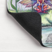 Magie bei Dusk Fairy Dragonfly Mousepad (Ecke)