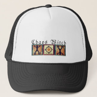 Magie-Chaos-Hexe-Zodiac-Sonne-Höhlenmensch-Püppche Truckerkappe