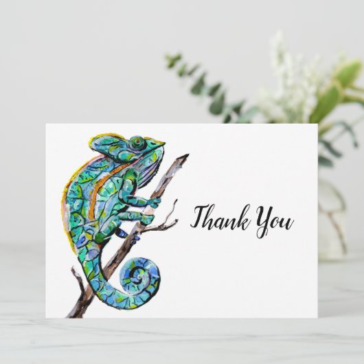 Magie Dankeskarte (Stehend Vorderseite)