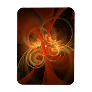 Magie der Abstrakten Kunst - Premium Magnet