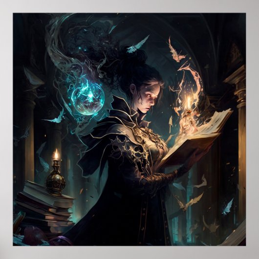 Magie der Dunklen Akademie Poster (Vorne)