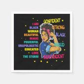 Magie der erzogenen Schwarzen Mädchen 77 Serviette (Vorderseite)