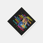 Magie der erzogenen Schwarzen Mädchen 77 Serviette (Ecke)