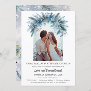 Magie der Feier zum Foto des Winters Einladung