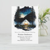 Magie der Forest Adventure Baby-Dusche Einladung (Stehend Vorderseite)