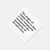 Magie der glücklichen Stunde Cocktailserviette Serviette (Ecke)