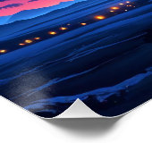 Magie der Nordlichter Poster (Ecke)