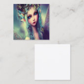 Magie der Prinzessin Fairy Quadratische Visitenkarte (Vorne/Hinten)
