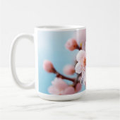 Magie der rosa Blüten Kaffeetasse (Links)