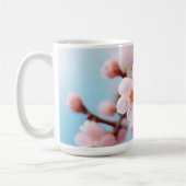 Magie der rosa Blüten Kaffeetasse (Links)