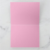 Magie der rosa Blüten Karte (Innenseite)