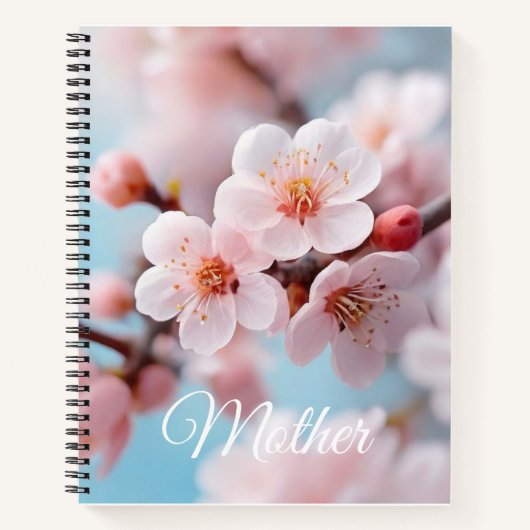Magie der rosa Blüten Notizblock (Vorderseite)
