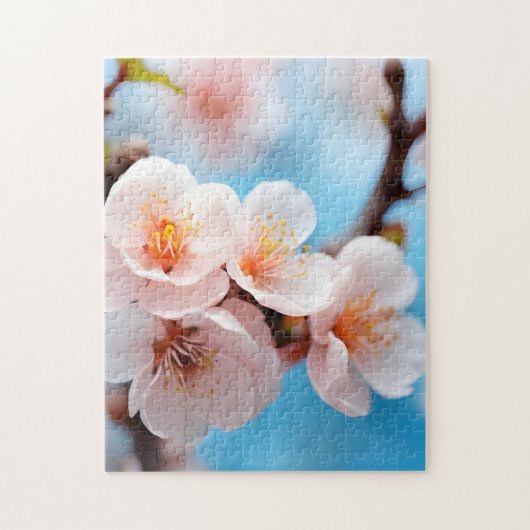 Magie der rosa Blüten Puzzle (Vertikal)