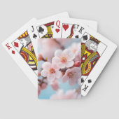 Magie der rosa Blüten Spielkarten (Rückseite)