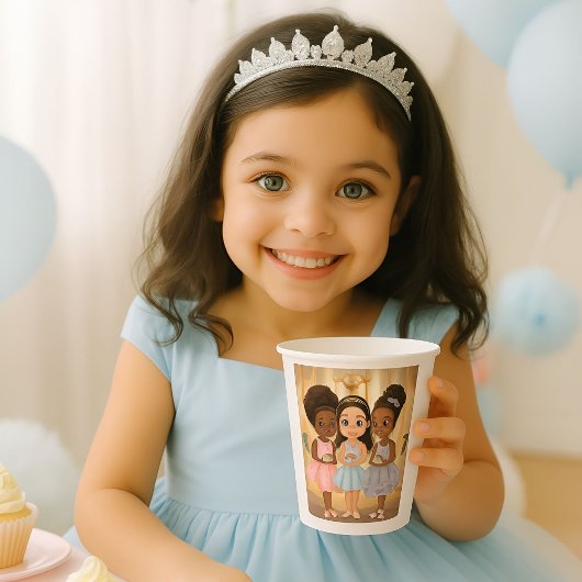 Magie der verzauberten Elixir-Melanierten Prinzess Pappbecher