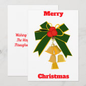 Magie der Weihnachtskarte Einladung (Vorne/Hinten)