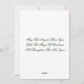 Magie der Weihnachtskarte Feiertagskarte (Rückseite)