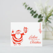 Magie der Weihnachtspostkarte Feiertagspostkarte (Stehend Vorderseite)